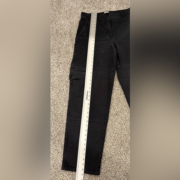 Wilfred Aritzia Black High-Waisted Contemporary Cargo Alternative Chic Vibes - Picture 13 of 13